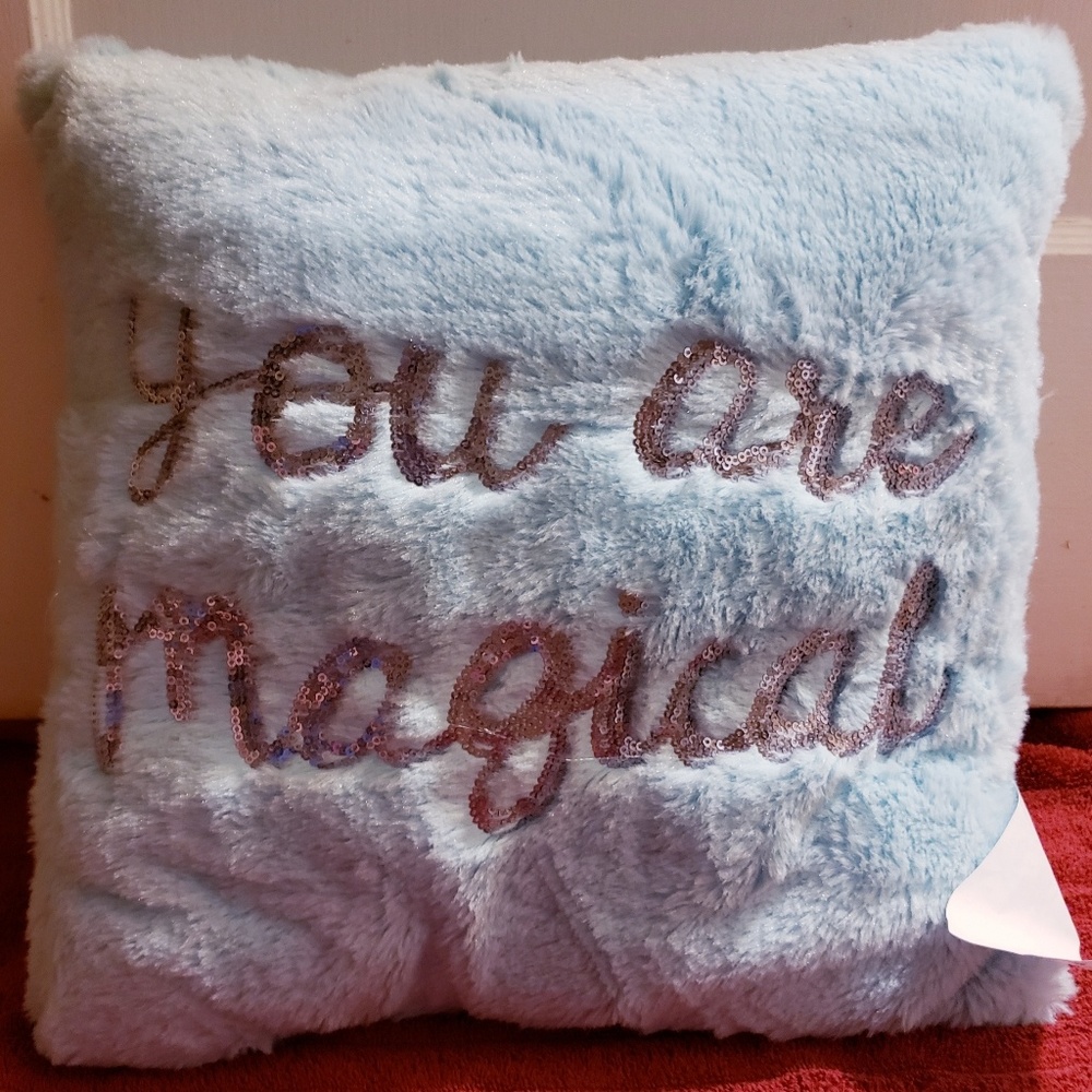 Soft/Cozy Decor "You are Magical" Throw Pillow-NEW